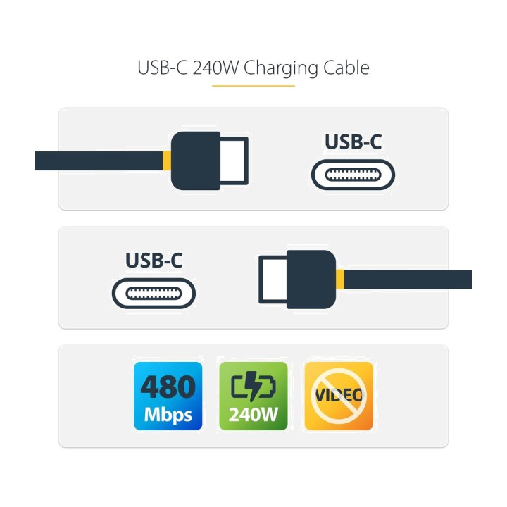 STARTECH.COM USB-C-latauskaapeli kannettavalle tietokoneelle