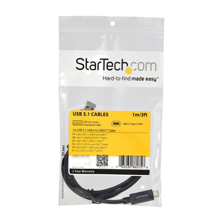 STARTECH.COM Lade- och datakabel från USB-A till USB-C 3.2