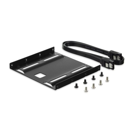 staffa di montaggio in metallo per ssd con cavo sata 2.5" 3.5"