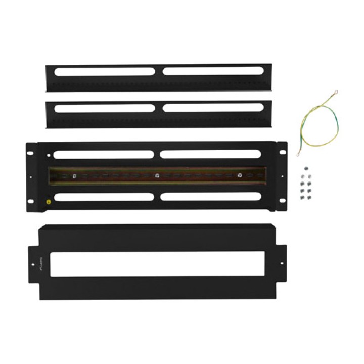 LANBERG Stromverteilerpanel mit DIN-Schiene für Rack-Schrank