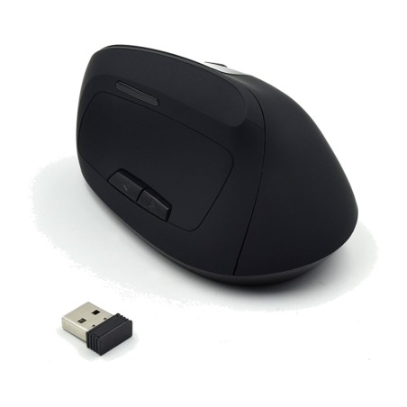 ratón vertical ergonómico inalámbrico recargable 2,4ghz 1600dpi