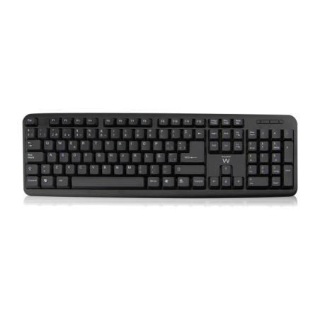teclado compacto silencioso con cable usb-qwerty-es
