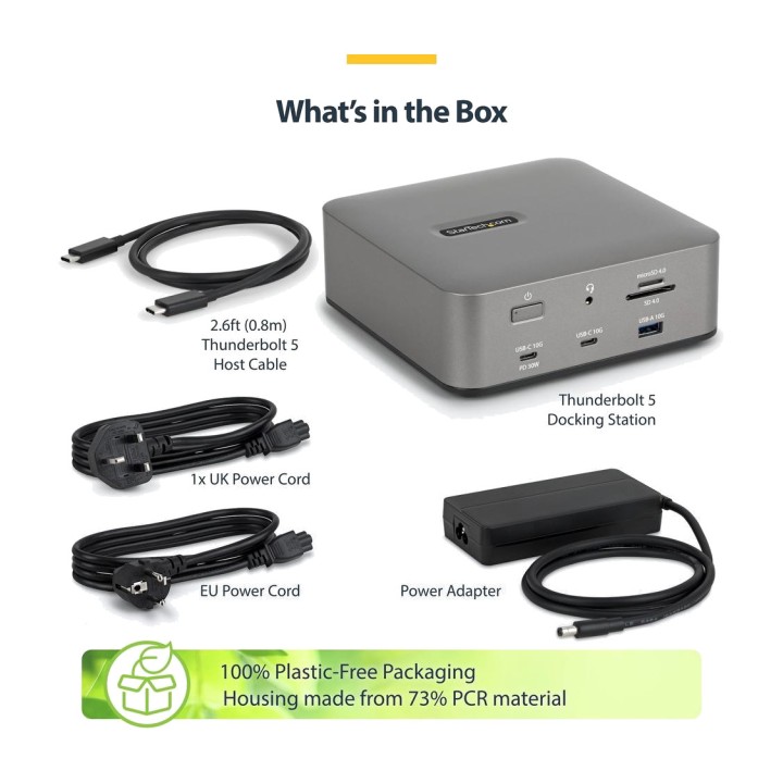STARTECH.COM 13-in-1 Thunderbolt 5 laptop docking station