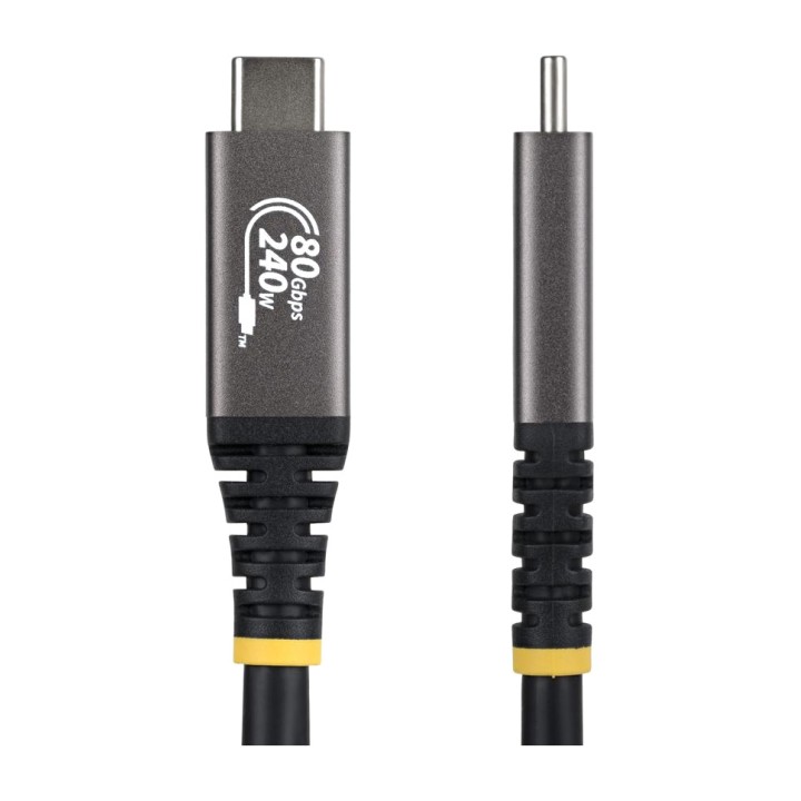STARTECH.COM Cable USB-C certificado de carga, datos y vídeo USB4 80GBPS PD 240W 8K 1 M CC1M80GUSB4CABLE DSP0000040027