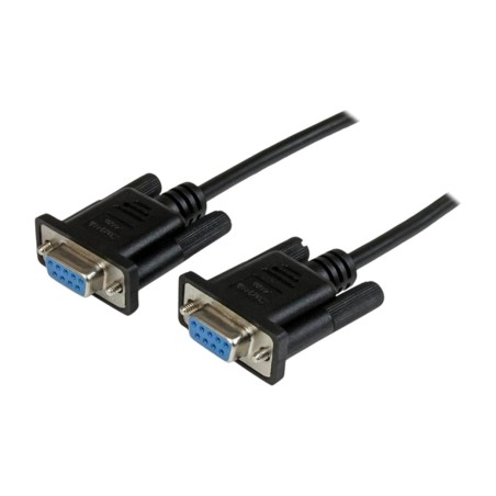 sériový nulmodemový kabel rs232 db9 se zásuvkami 2 m scnm9ff2mbk