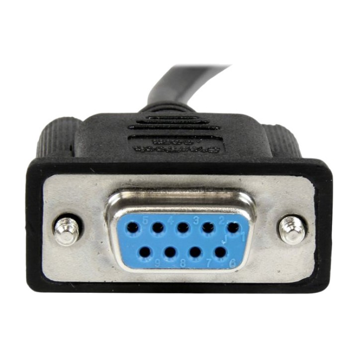 STARTECH.COM Serielles RS232-DB9-Nullmodemkabel mit Buchsen