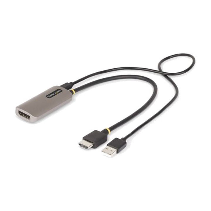 STARTECH.COM Adaptador activo HDMI 2.1 macho a DisplayPort