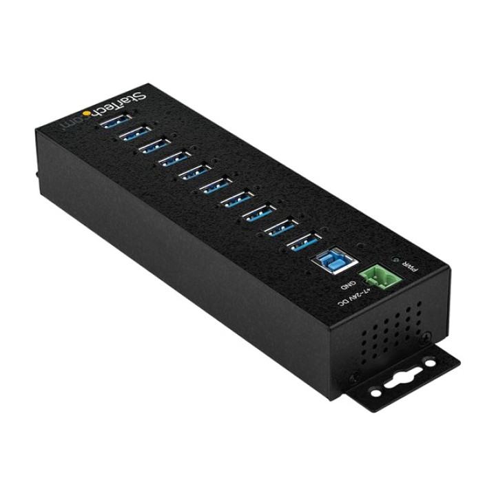 STARTECH.COM 10-port industrial USB hub with external power
