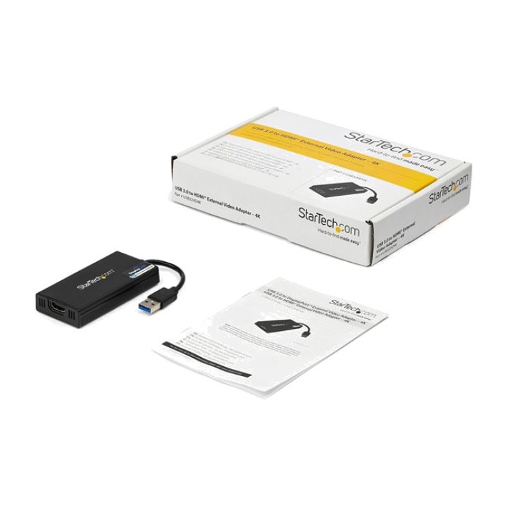 STARTECH.COM Adaptador gráfico USB 3.0 a HDMI 4K 20 CM USB32HD4K DSP0000039487