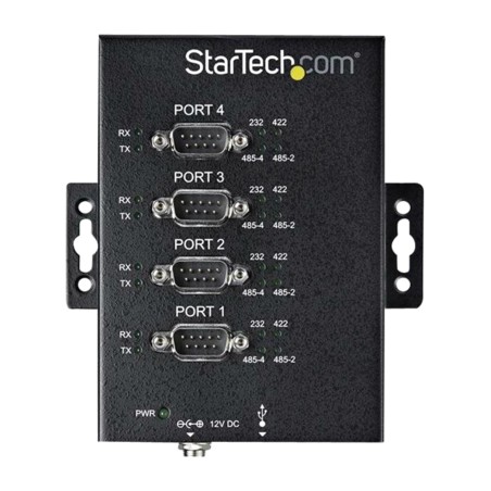 usb-adapter til 4 industrielle multiprotokol seriel-porte til din-skinne rs232/422/485 icusb234854i