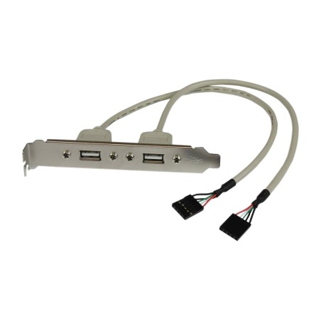 paneladapter mit usb-a-buchsen und internem anschluss usbplate-5pin