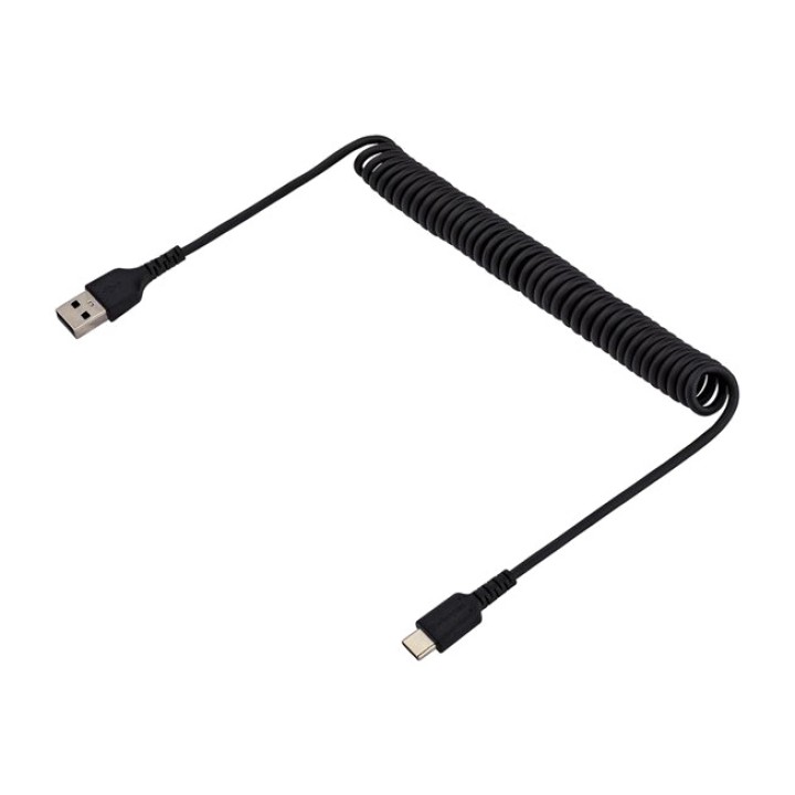 STARTECH.COM Wytrzymały spiralny kabel aramidowy USB-A na