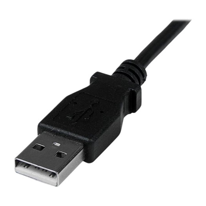 STARTECH.COM Cablu USB-A la mini USB-B, cotit în jos 2 M