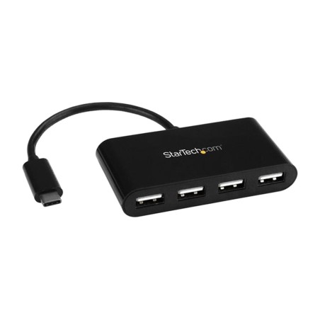 hub usb-c portátil a 4 puertos usb-a 2.0 480mbps st4200minic