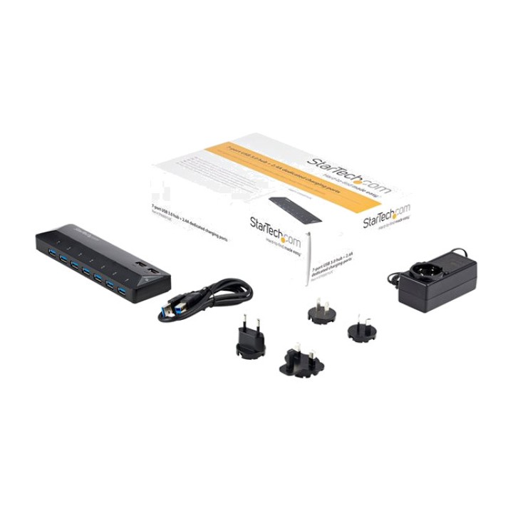 STARTECH.COM Hub USB à 7 ports avec fonctions de charge, de