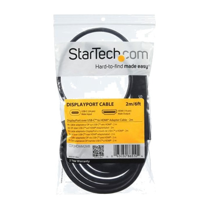 STARTECH.COM USB-C-adapterkabel til HDMI 4K30HZ 1 M