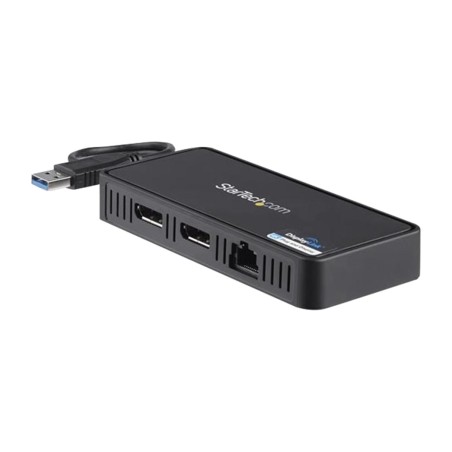 docking station usb per 2 monitor displayport con rete gigabit 3.0 4k usba2dpgb