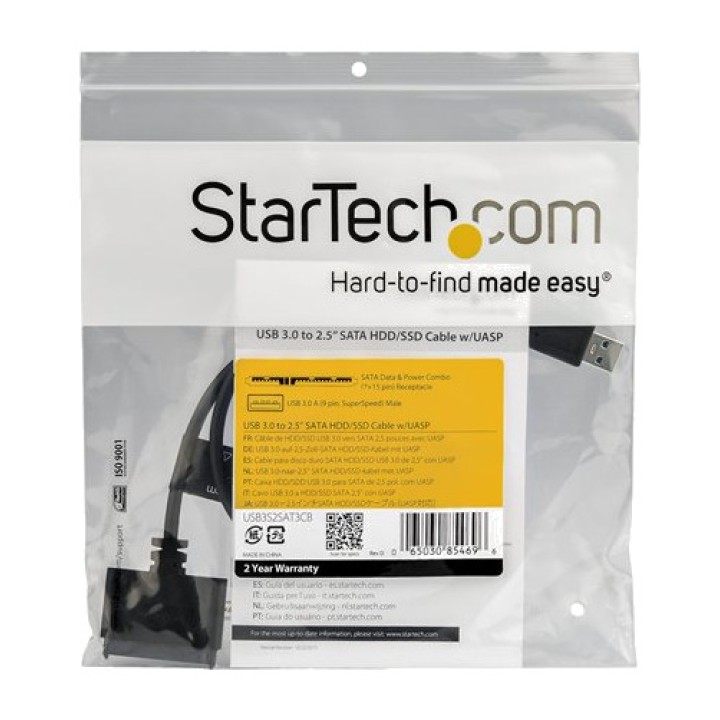 STARTECH.COM Cablu adaptor USB la SATA pentru hard disk 3.0