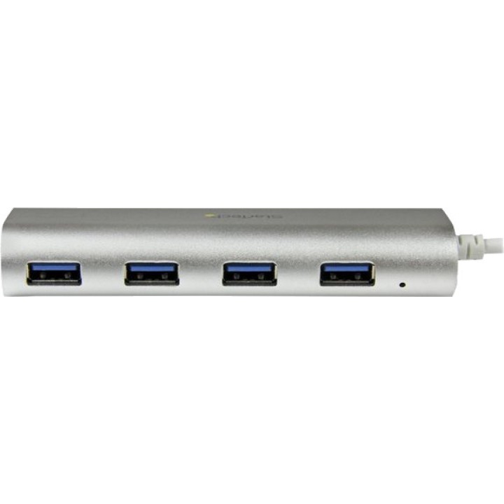 STARTECH.COM Hub USB portátil de aluminio con 4 puertos 3.0