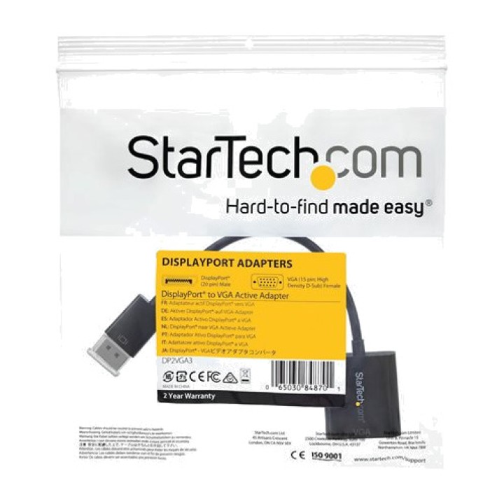 STARTECH.COM Adaptor activ DisplayPort tată la VGA mamă 10