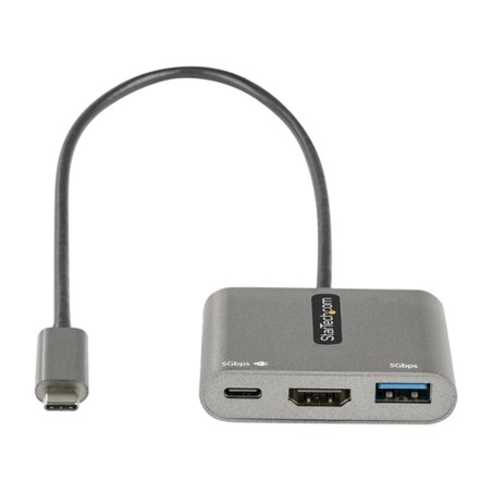 multiport adapter usb-c s hdmi, usb-a in polnjenjem power delivery 4k pd-100w cdp2hduacp2