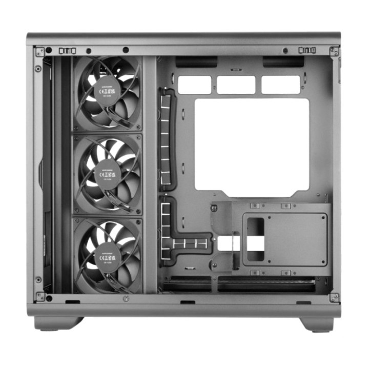 MARS GAMING Semitower pc-kabinet med LCD-skærm og hærdet