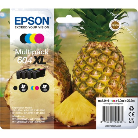 pack de cartuchos de tinta de alta capacidad 604xl c13t10h64010 4 uds