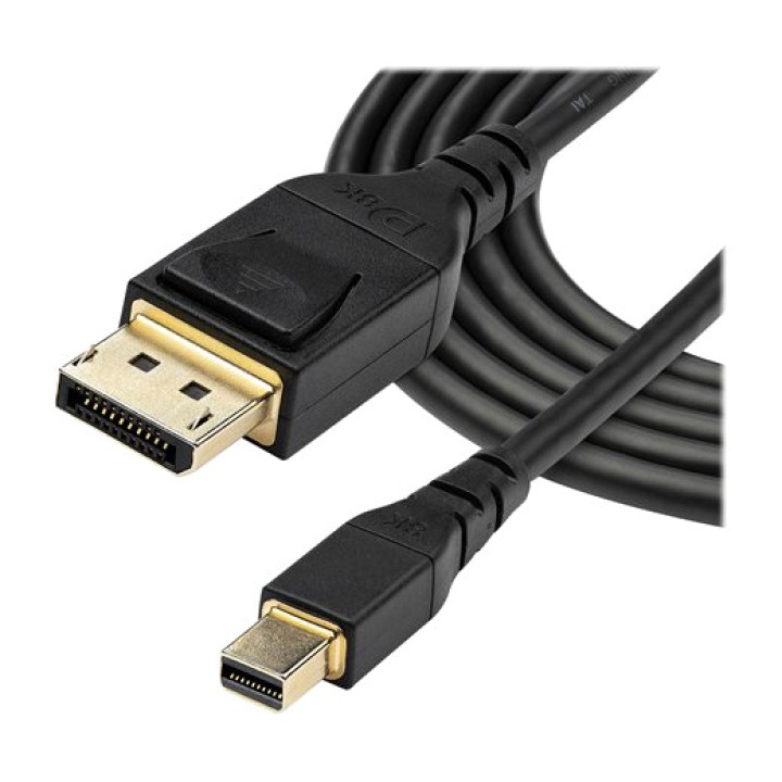 STARTECH.COM Mini DP - DisplayPort adapterkábel 1.4 8K HDR 1