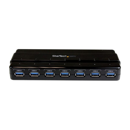 hub usb de 7 puertos para sobremesa con alimentación externa 3.0 5gbps st7300usb3b