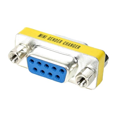 adaptor subțire de sex serial rs232 db9 cu conectori femele gc9sf