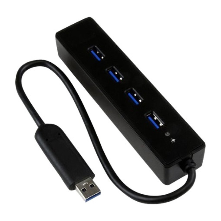 STARTECH.COM Tragbarer, busgespeister USB-Hub mit 4 Ports