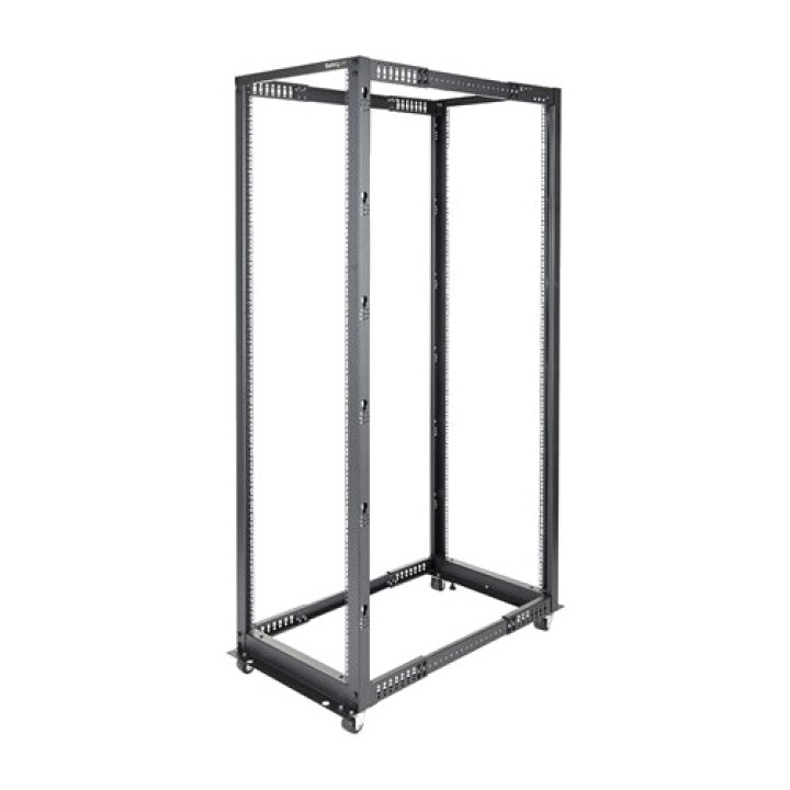 STARTECH.COM Offenes 4-Pfosten-Rack mit Rollen 42U 19"