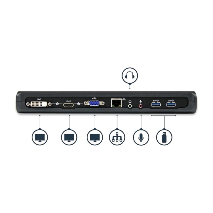 STARTECH.COM Docking station USB 3.0 10 in 1 per laptop