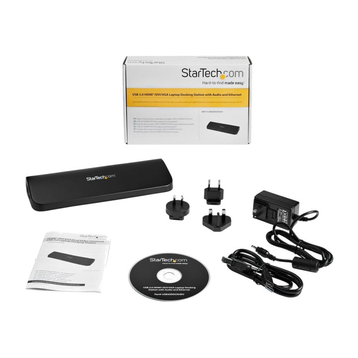 STARTECH.COM Docking station USB 3.0 10 in 1 per laptop