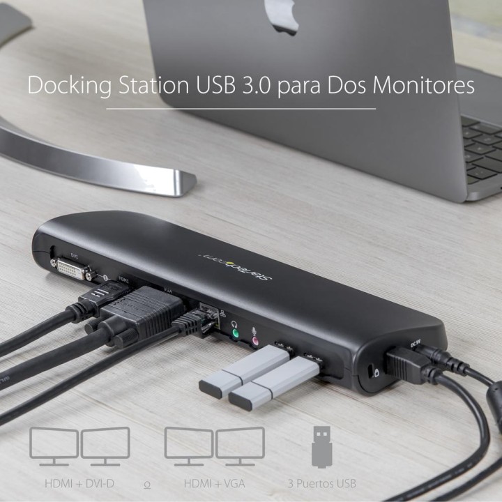 STARTECH.COM USB-3.0-Dockingstation 10-in-1 für Laptops