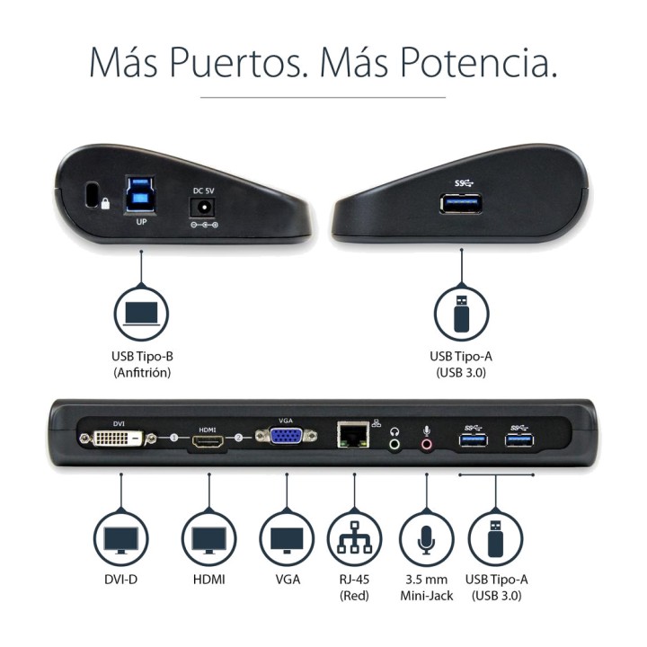 STARTECH.COM USB-3.0-Dockingstation 10-in-1 für Laptops