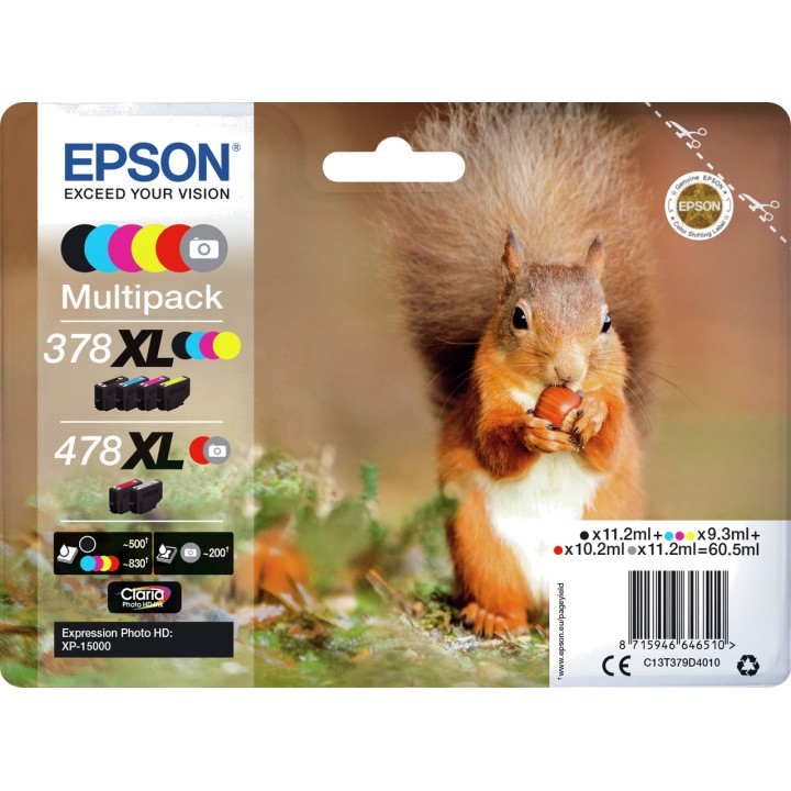 EPSON Pack de cartouches d’encre 6 couleurs