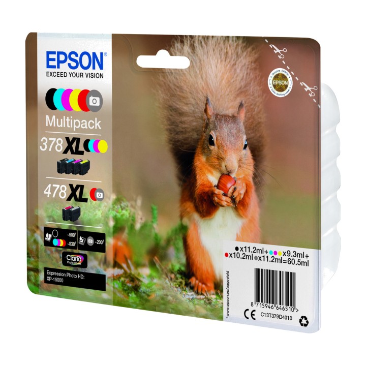 EPSON Pack de cartouches d’encre 6 couleurs