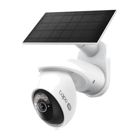wlan-ip-überwachungskamera-set mit akku und solarpanel tapo tc92 4k