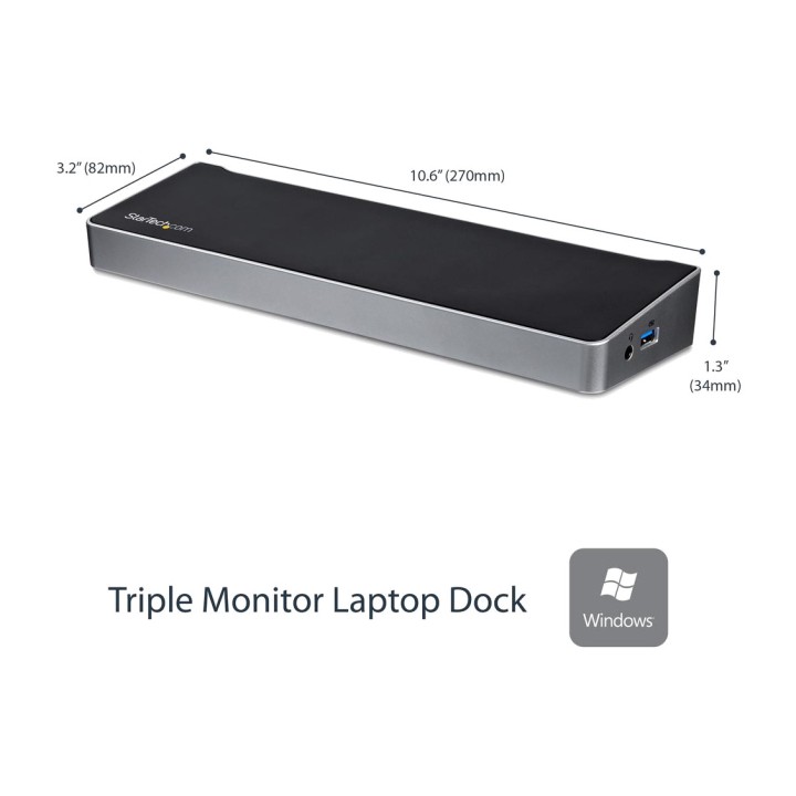 STARTECH.COM Docking station USB 3.0 13 in 1 per laptop