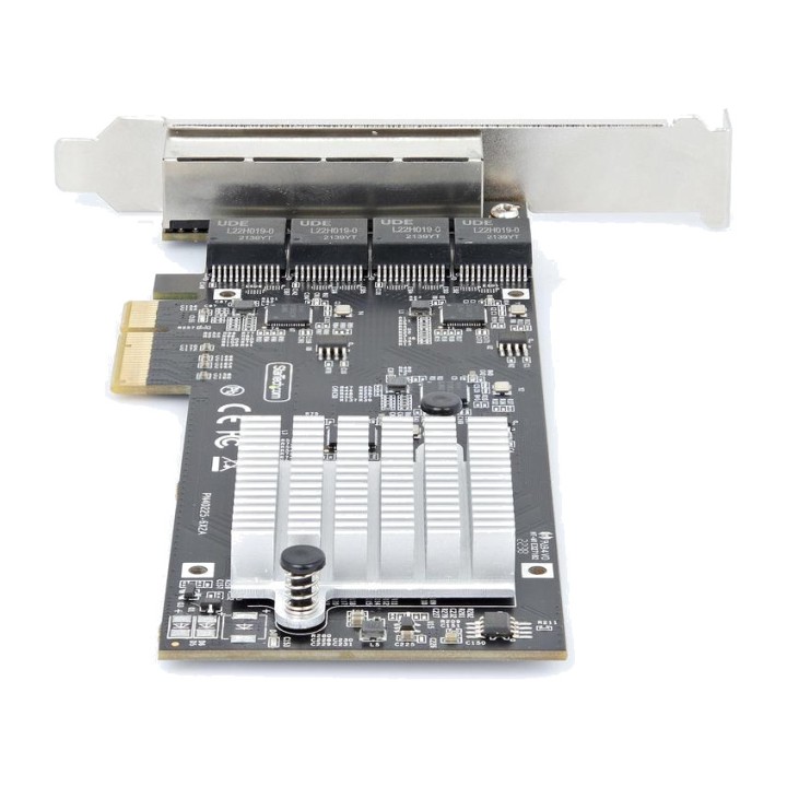 STARTECH.COM Tarjeta de red PCI Express con 4 puertos 2,5