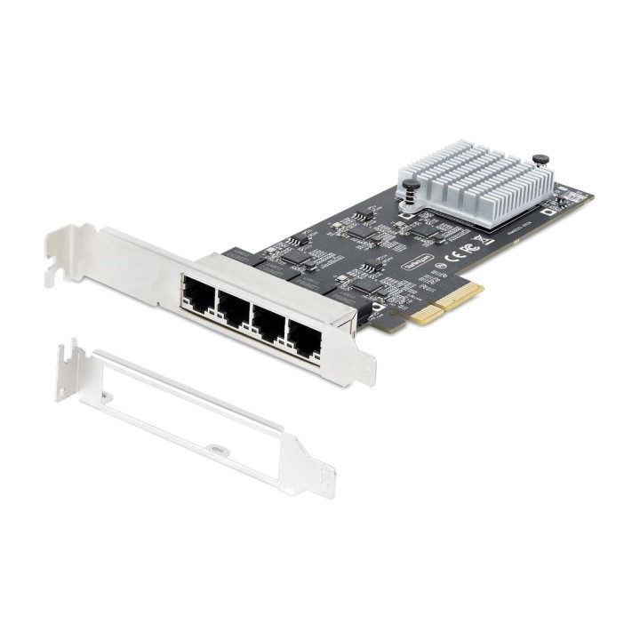 STARTECH.COM PCI Express network card with 4 2.5 Gigabit