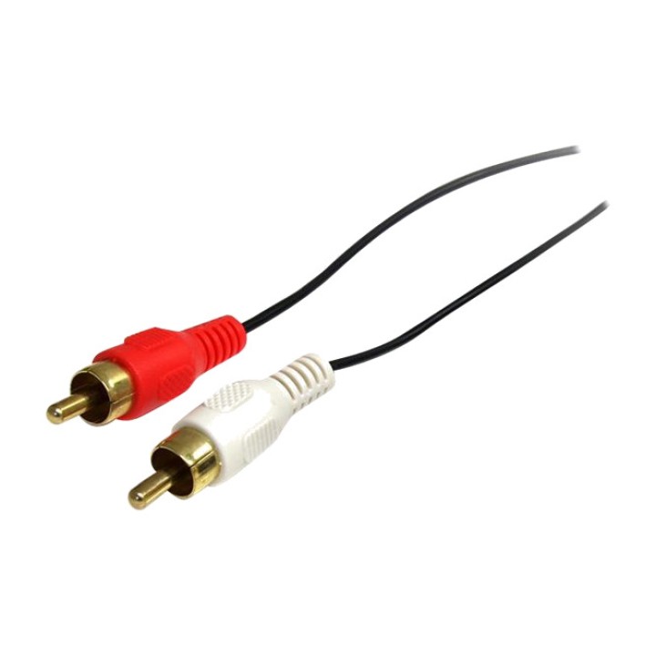 STARTECH.COM Cablu adaptor audio minijack la RCA dublu tată