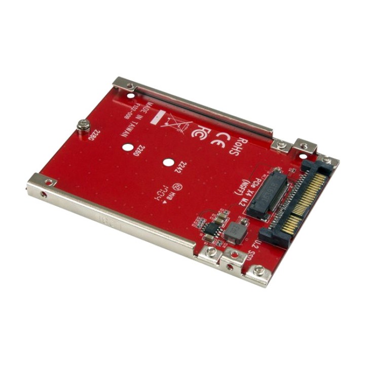 STARTECH.COM M.2-auf-U.2-Adapterkarte für NVMe-SSD SFF-8639