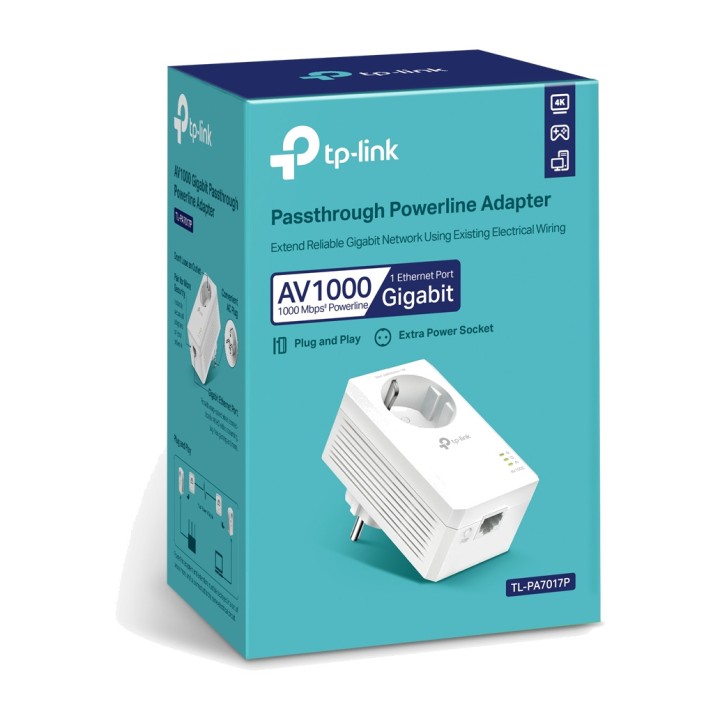 TP-LINK Προσαρμογέας Gigabit PLC μέσω ηλεκτρικού δικτύου με
