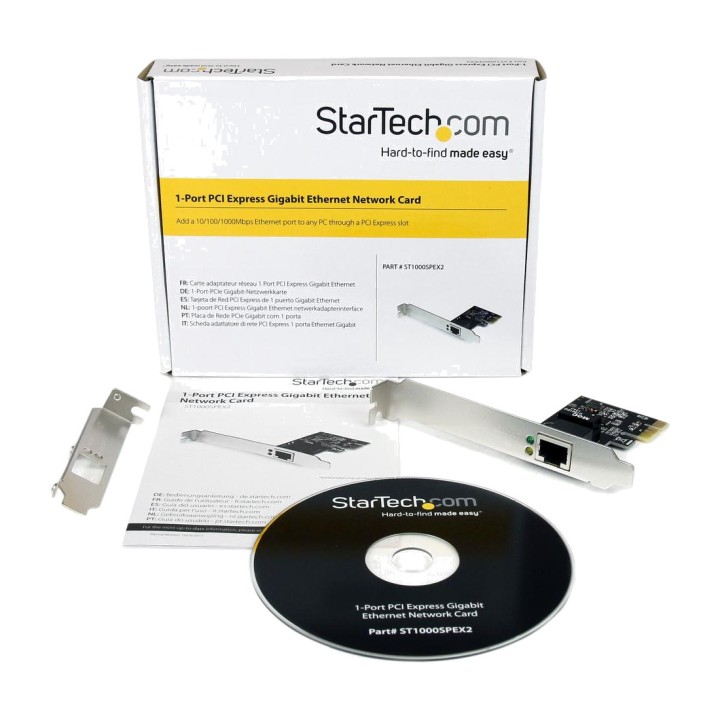 STARTECH.COM Tarjeta de red PCI Express con 1 puerto Gigabit