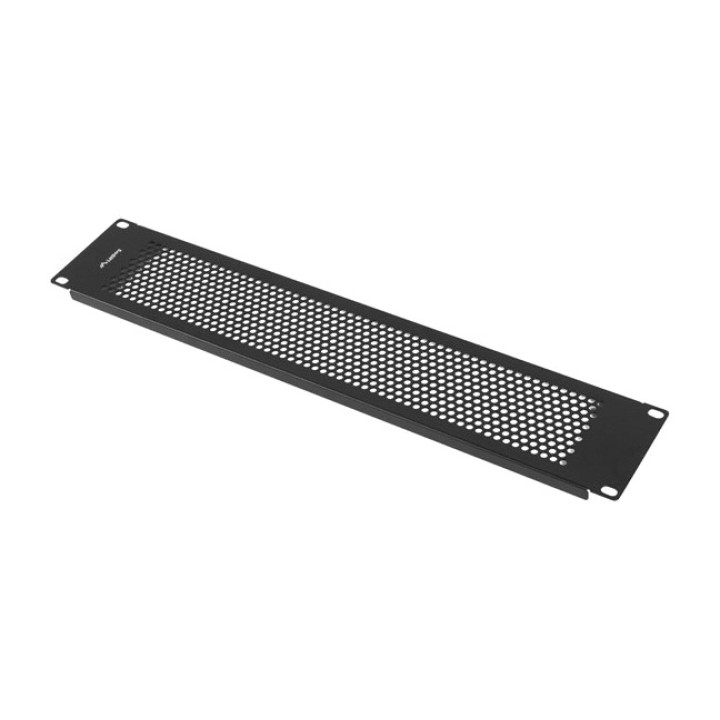 LANBERG Panneau obturateur perforé pour armoire rack 19" 2U