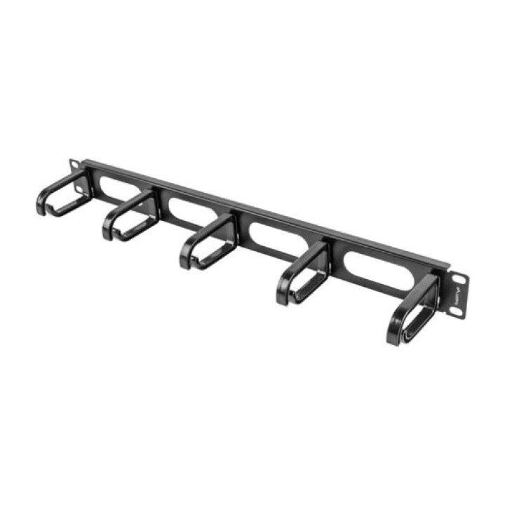 LANBERG Kabelmanager Typ B mit 5 Ringen für Rackschrank 19"
