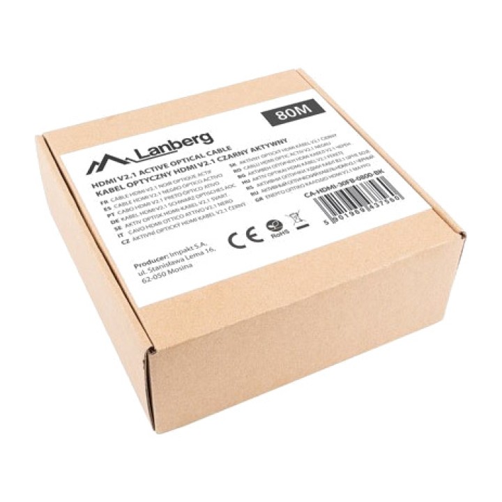 LANBERG Cable HDMI òptic actiu amb connectors mascle AOC