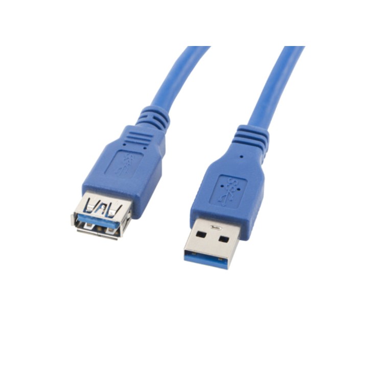 LANBERG Câble d’extension USB 3.0 mâle-femelle 5GBPS 3 M